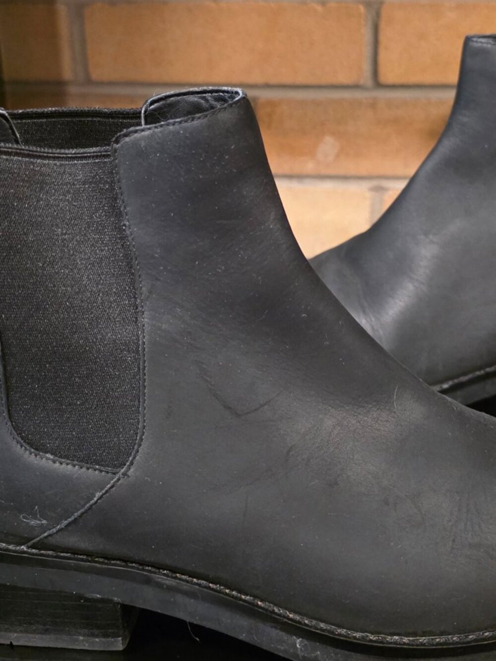 Cole Haan Mara Grand Waterproof Black Leather Chelsea Boots Size 8.5 NEW